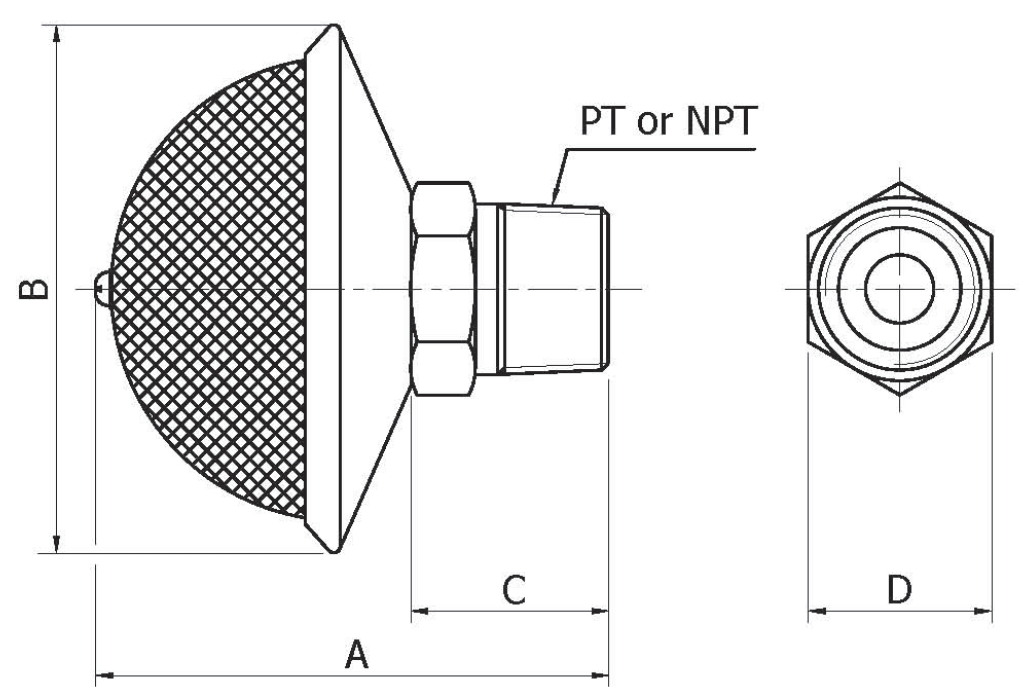 drawing nozzle spray shilla fire sl-fha-20