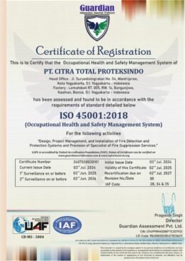 ISO 45001-2018 Occupational Healt and Safety Management System